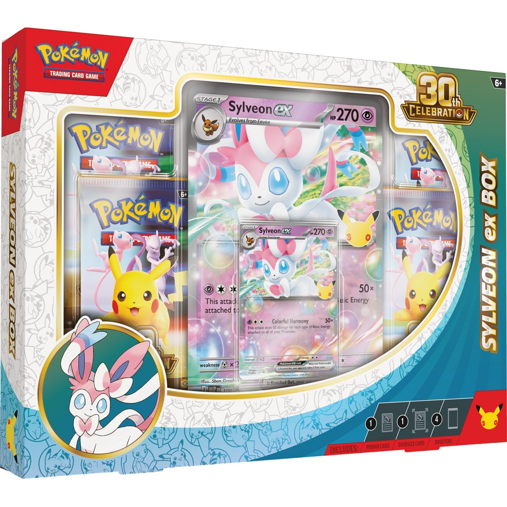 Pokémon 30th Celebration Sylveon ex Box sealed product